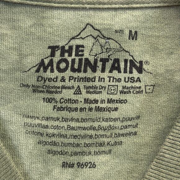 The Mountain Mens Tie Dye Earthy Guitar Tree Hippie T Shirt Size M Music Artsy - Picture 4 of 6